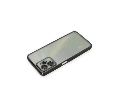 Realme C35 Kılıf Lensli Silikon - Siyah