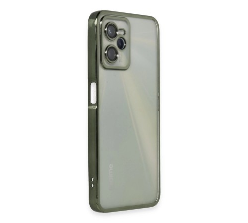 Realme C35 Kılıf Lensli Silikon - Yeşil