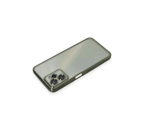 Realme C35 Kılıf Lensli Silikon - Yeşil