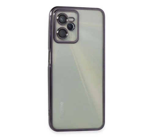 Realme C35 Kılıf Lensli Silikon - Mor
