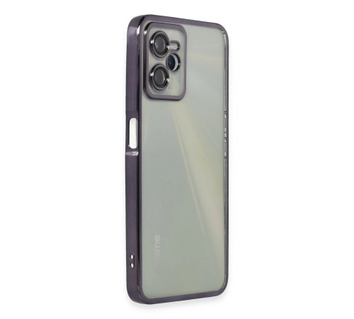 Realme C35 Kılıf Lensli Silikon - Mor