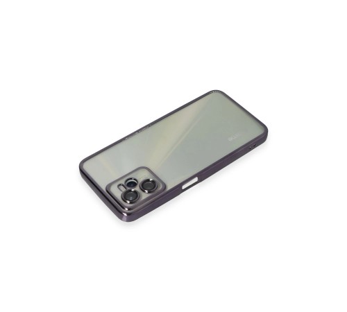 Realme C35 Kılıf Lensli Silikon - Mor