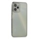 Realme C35 Kılıf Lensli Silikon - Gümüş