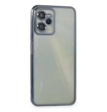 Realme C35 Kılıf Lensli Silikon - Açık Mavi