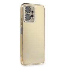 Xiaomi Redmi Note 12 4G Kılıf Lensli Silikon - Gold
