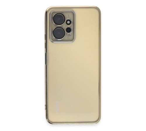 Xiaomi Redmi Note 12 4G Kılıf Lensli Silikon - Gold