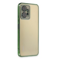 Xiaomi Redmi Note 12 4G Kılıf Lensli Silikon - Yeşil