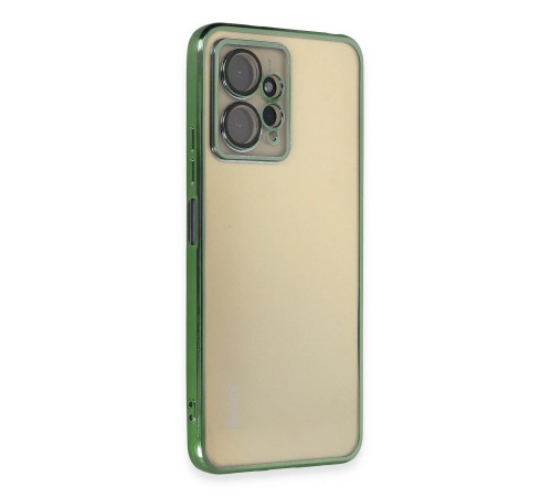 Xiaomi Redmi Note 12 4G Kılıf Lensli Silikon - Yeşil