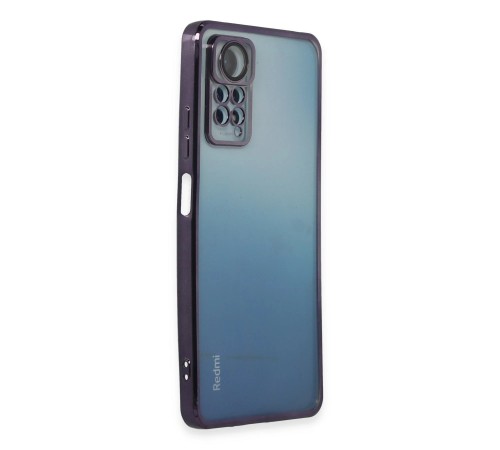 Xiaomi Redmi Note 12 Pro 4G Kılıf Razer Lensli Silikon - Mor Xiaomi Redmi Note 12 Pro 4G Kılıf Razer Lensli Silikon - Mor
