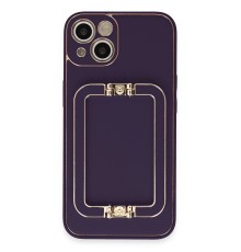 iPhone 14 Kılıf Coco Elit Kapak - Derin Mor