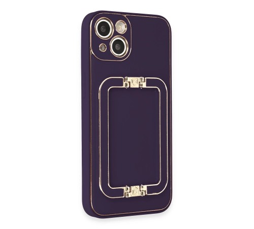 iPhone 14 Kılıf Coco Elit Kapak - Derin Mor iPhone 14 Kılıf Coco Elit Kapak - Derin Mor