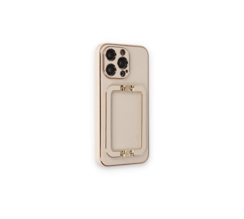 iPhone 14 Pro Kılıf Coco Elit Kapak - Gold iPhone 14 Pro Kılıf Coco Elit Kapak - Gold