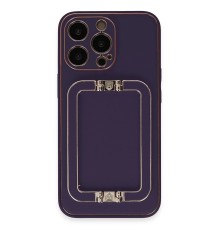 iPhone 14 Pro Kılıf Coco Elit Kapak - Derin Mor