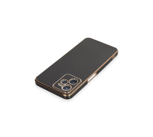 Realme C35 Kılıf Volet Silikon - Siyah Realme C35 Kılıf Volet Silikon - Siyah