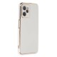 Realme C35 Kılıf Volet Silikon - Beyaz