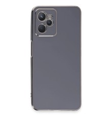 Realme C35 Kılıf Volet Silikon - Mavi