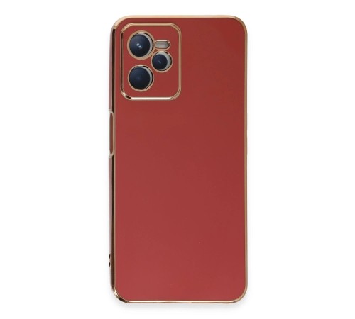 Realme C35 Kılıf Volet Silikon - Kırmızı Realme C35 Kılıf Volet Silikon - Kırmızı