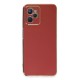 Realme C35 Kılıf Volet Silikon - Kırmızı