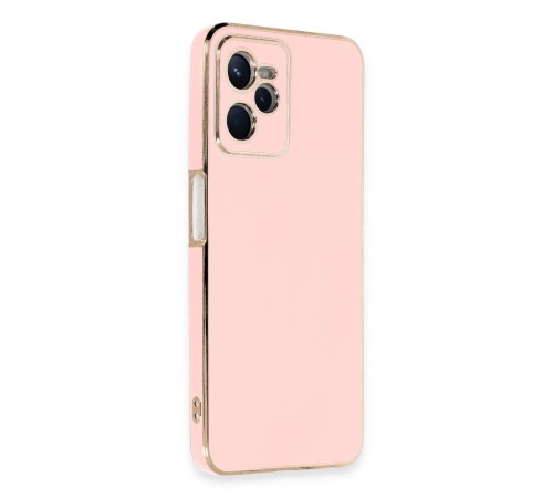 Realme C35 Kılıf Volet Silikon - Pembe