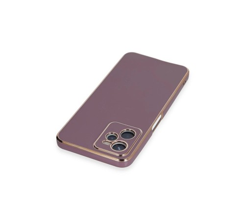 Realme C35 Kılıf Volet Silikon - Mor Realme C35 Kılıf Volet Silikon - Mor