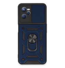 Realme C35 Kılıf Pars Lens Yüzüklü Silikon - Lacivert