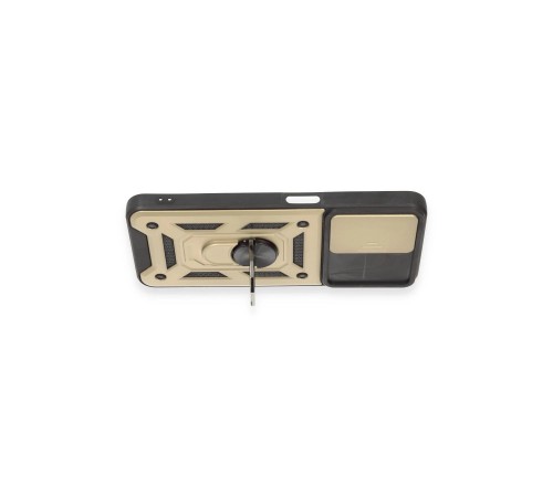Realme C35 Kılıf Pars Lens Yüzüklü Silikon - Gold