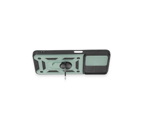 Realme C35 Kılıf Pars Lens Yüzüklü Silikon - Yeşil