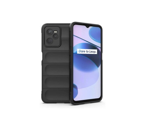 Realme C35 Kılıf Optimum Silikon - Siyah Realme C35 Kılıf Optimum Silikon - Siyah