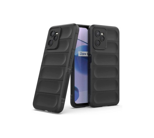 Realme C35 Kılıf Optimum Silikon - Siyah Realme C35 Kılıf Optimum Silikon - Siyah