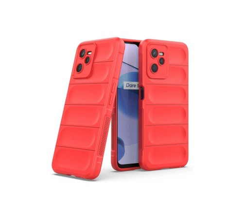 Realme C35 Kılıf Optimum Silikon - Kırmızı