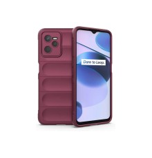 Realme C35 Kılıf Optimum Silikon - Bordo