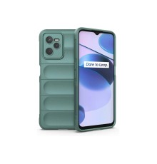 Realme C35 Kılıf Optimum Silikon - Koyu Yeşil