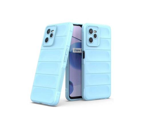 Realme C35 Kılıf Optimum Silikon - Sky Blue