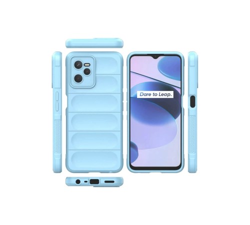 Realme C35 Kılıf Optimum Silikon - Sky Blue