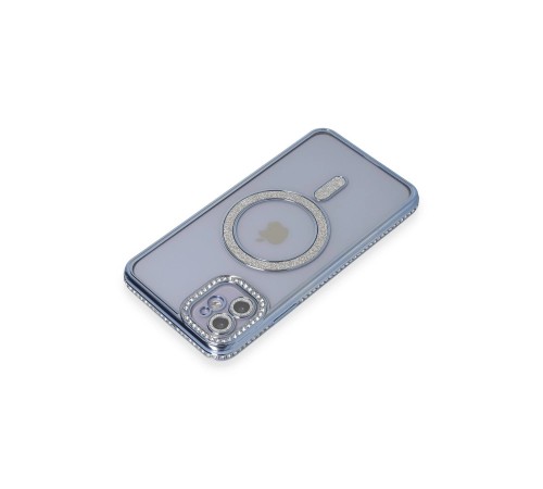 iPhone 11 Kılıf Joke Simli Magneticsafe Kılıf - Mavi iPhone 11 Kılıf Joke Simli Magneticsafe Kılıf - Mavi