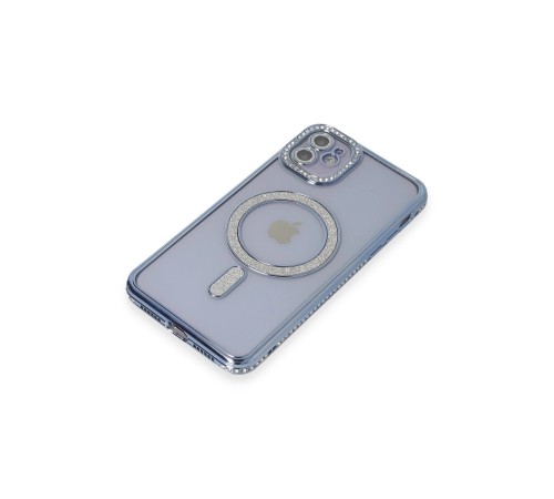 iPhone 11 Kılıf Joke Simli Magneticsafe Kılıf - Mavi iPhone 11 Kılıf Joke Simli Magneticsafe Kılıf - Mavi