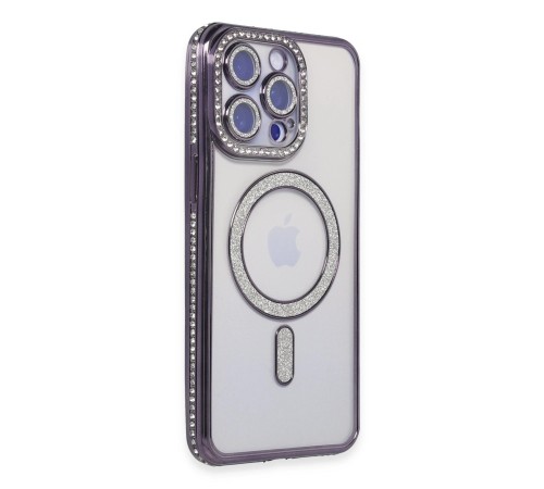 iPhone 14 Pro Kılıf Joke Simli Magneticsafe Kılıf - Derin Mor iPhone 14 Pro Kılıf Joke Simli Magneticsafe Kılıf - Derin Mor