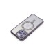 iPhone 14 Pro Kılıf Joke Simli Magneticsafe Kılıf - Derin Mor