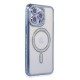 iPhone 14 Pro Kılıf Joke Simli Magneticsafe Kılıf - Mavi
