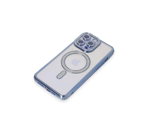 iPhone 14 Pro Kılıf Joke Simli Magneticsafe Kılıf - Mavi iPhone 14 Pro Kılıf Joke Simli Magneticsafe Kılıf - Mavi