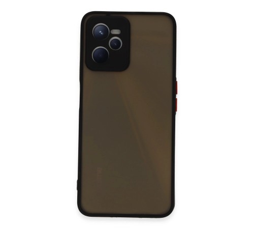 Realme C35 Kılıf Montreal Silikon Kapak - Siyah Realme C35 Kılıf Montreal Silikon Kapak - Siyah