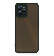 Realme C35 Kılıf Montreal Silikon Kapak - Yeşil