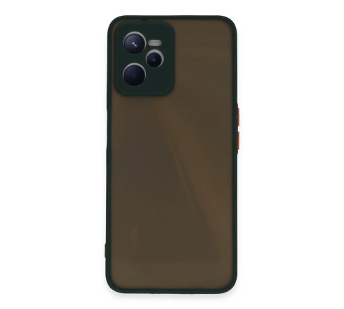 Realme C35 Kılıf Montreal Silikon Kapak - Yeşil Realme C35 Kılıf Montreal Silikon Kapak - Yeşil