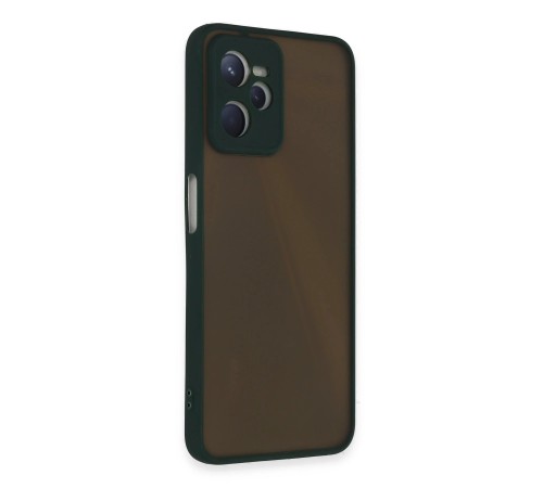 Realme C35 Kılıf Montreal Silikon Kapak - Yeşil Realme C35 Kılıf Montreal Silikon Kapak - Yeşil