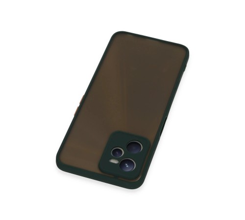 Realme C35 Kılıf Montreal Silikon Kapak - Yeşil Realme C35 Kılıf Montreal Silikon Kapak - Yeşil