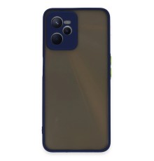 Realme C35 Kılıf Montreal Silikon Kapak - Lacivert