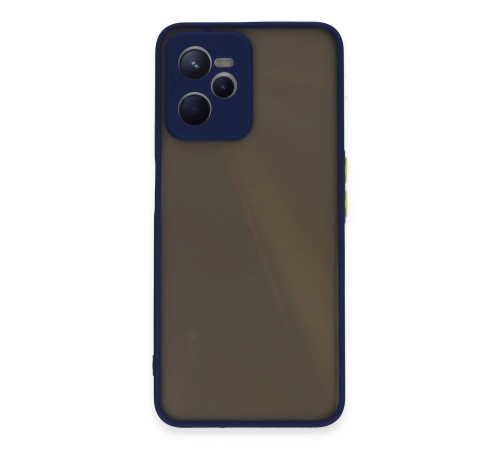 Realme C35 Kılıf Montreal Silikon Kapak - Lacivert Realme C35 Kılıf Montreal Silikon Kapak - Lacivert