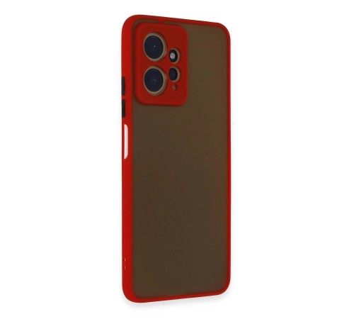 Xiaomi Redmi Note 12 4G Kılıf Montreal Silikon Kapak - Kırmızı Xiaomi Redmi Note 12 4G Kılıf Montreal Silikon Kapak - Kırmızı
