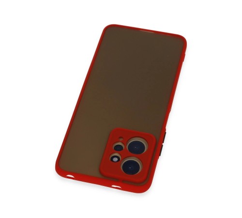 Xiaomi Redmi Note 12 4G Kılıf Montreal Silikon Kapak - Kırmızı Xiaomi Redmi Note 12 4G Kılıf Montreal Silikon Kapak - Kırmızı