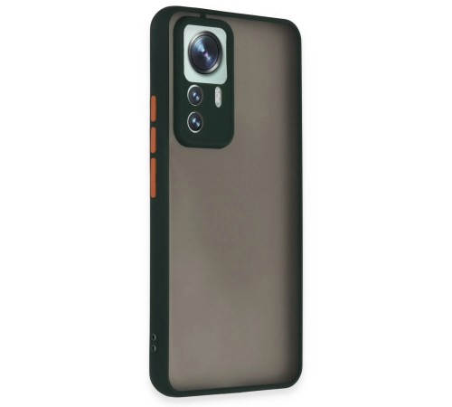 Xiaomi Mi 12T Pro Kılıf Montreal Silikon Kapak - Yeşil